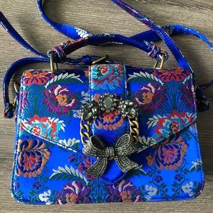 Blue Floral Aldo Bag